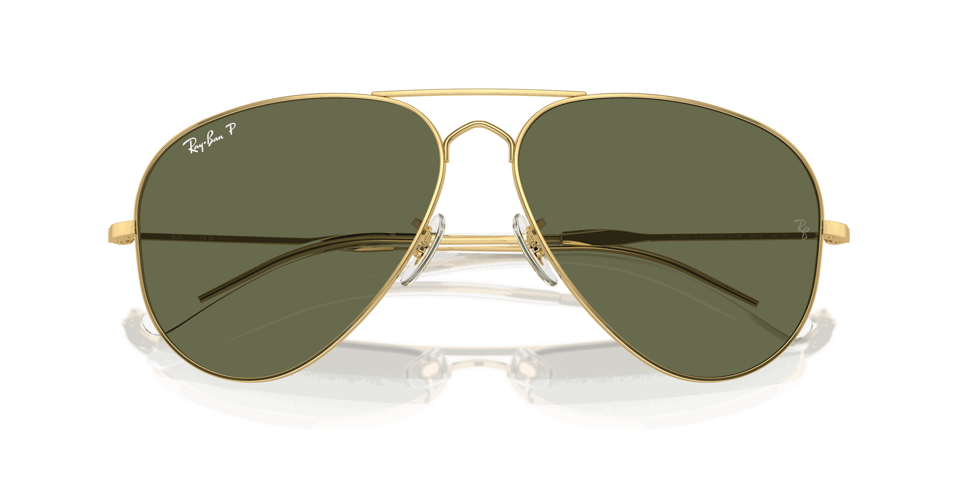 [Green Lenses, Polished Arista Gold Frame]