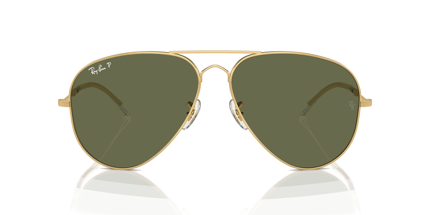 [Green Lenses, Polished Arista Gold Frame]