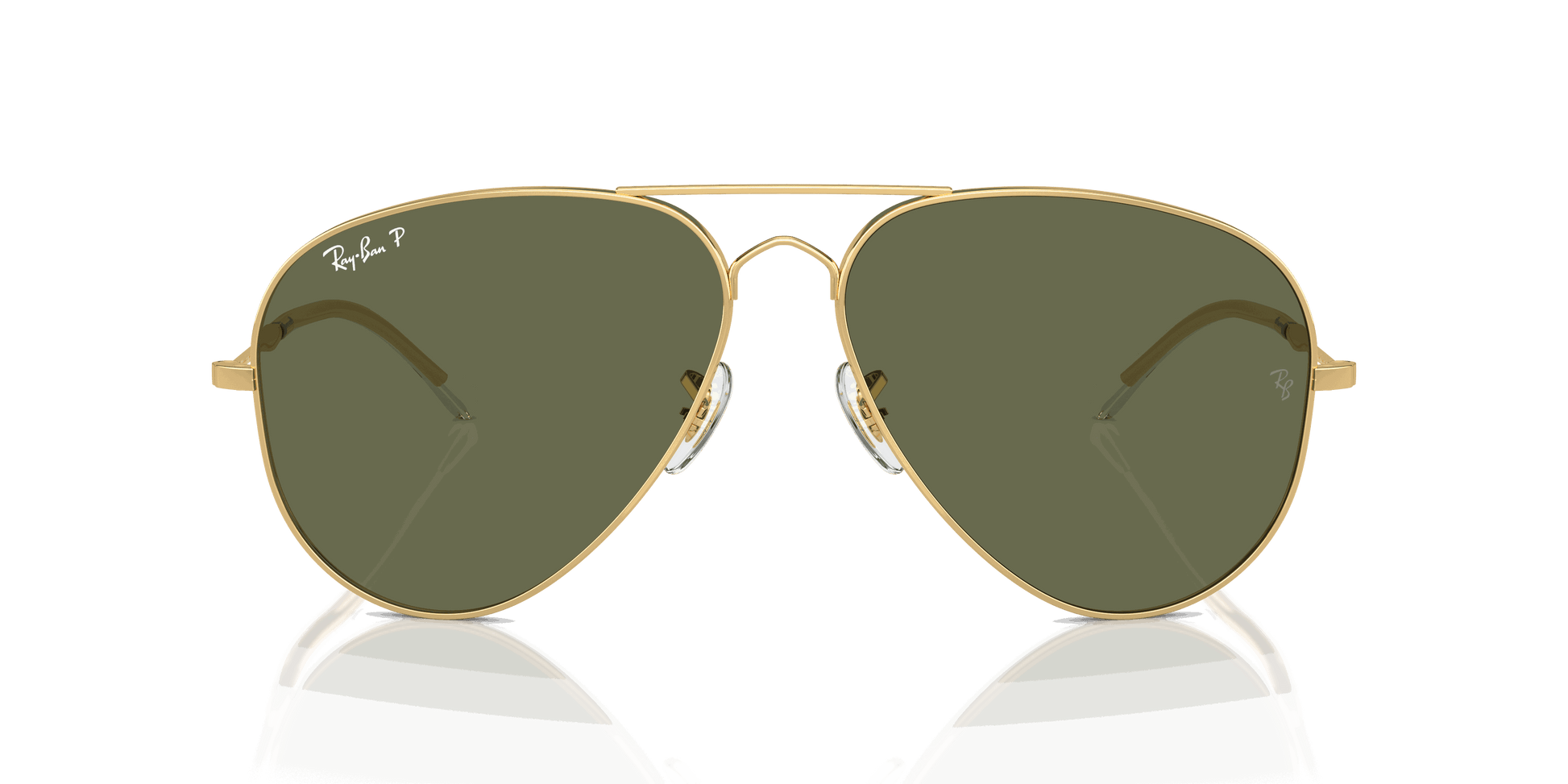 [Green Lenses, Polished Arista Gold Frame]