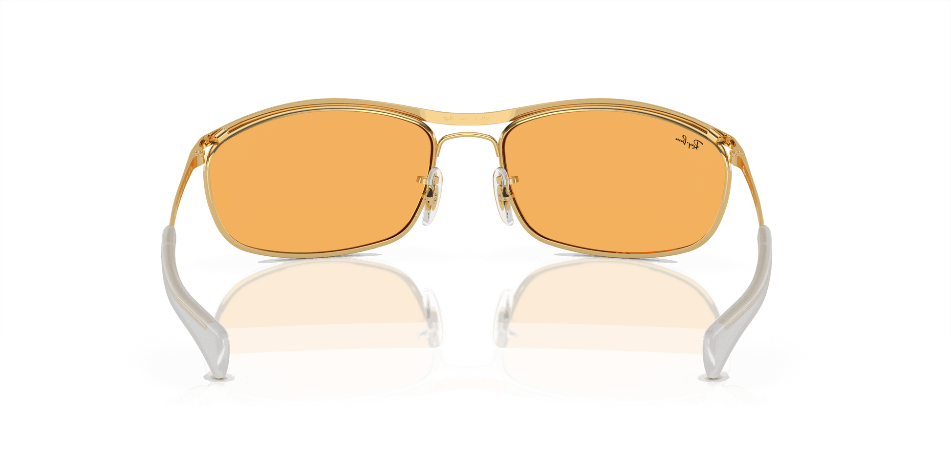 [Orange Lenses, Polished Arista Gold Frame]