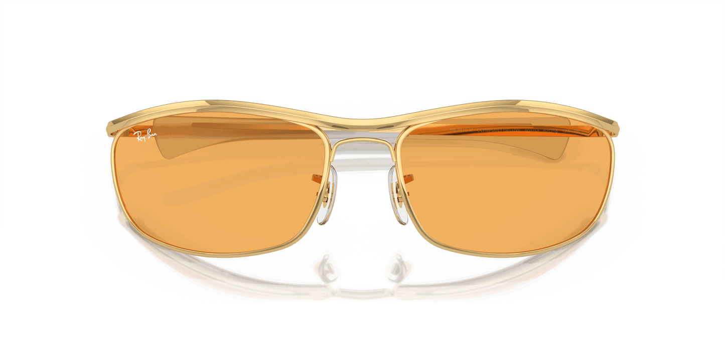[Orange Lenses, Polished Arista Gold Frame]