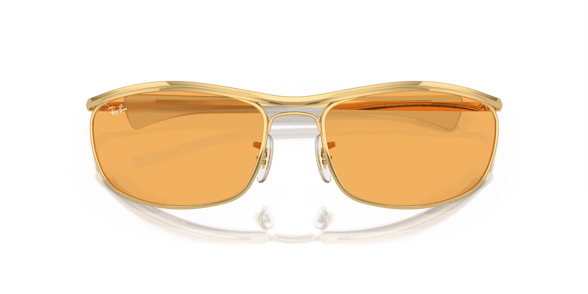 [Orange Lenses, Polished Arista Gold Frame]
