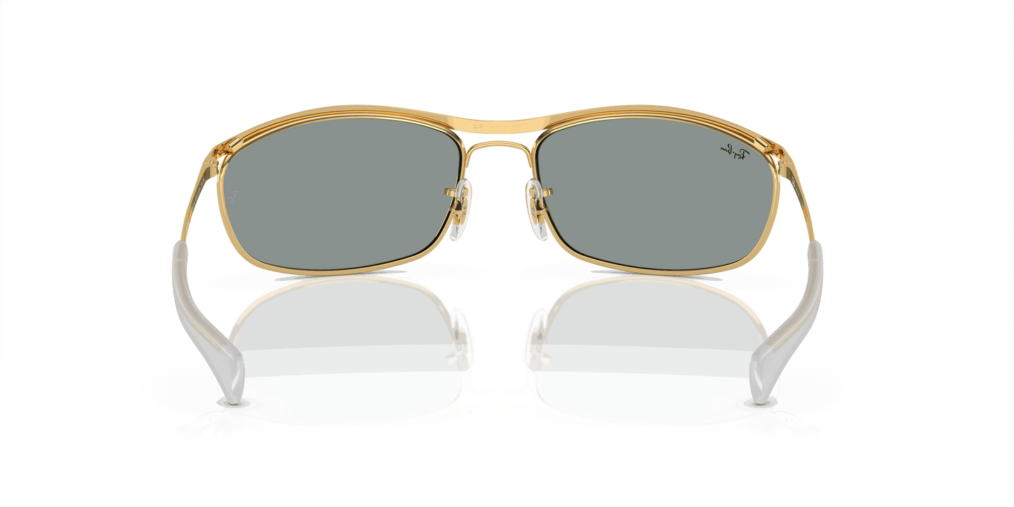 [Blue Lenses, Polished Arista Gold Frame]