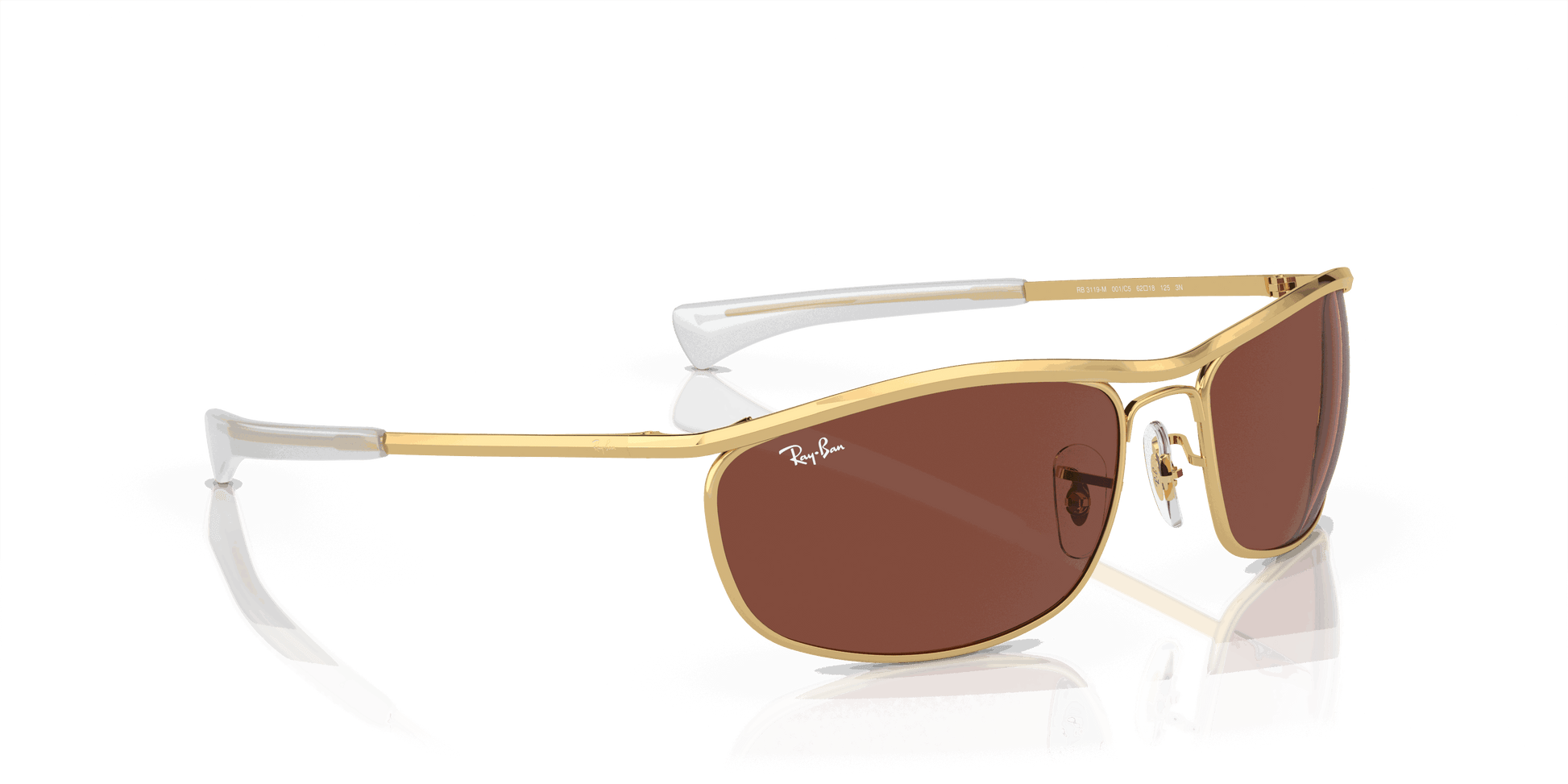 [Red Lenses, Polished Arista Gold Frame]