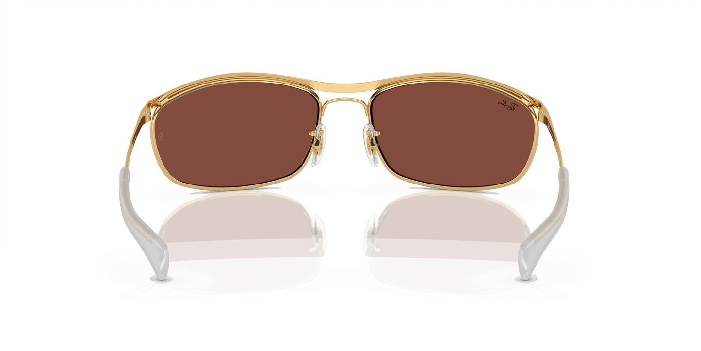 [Red Lenses, Polished Arista Gold Frame]