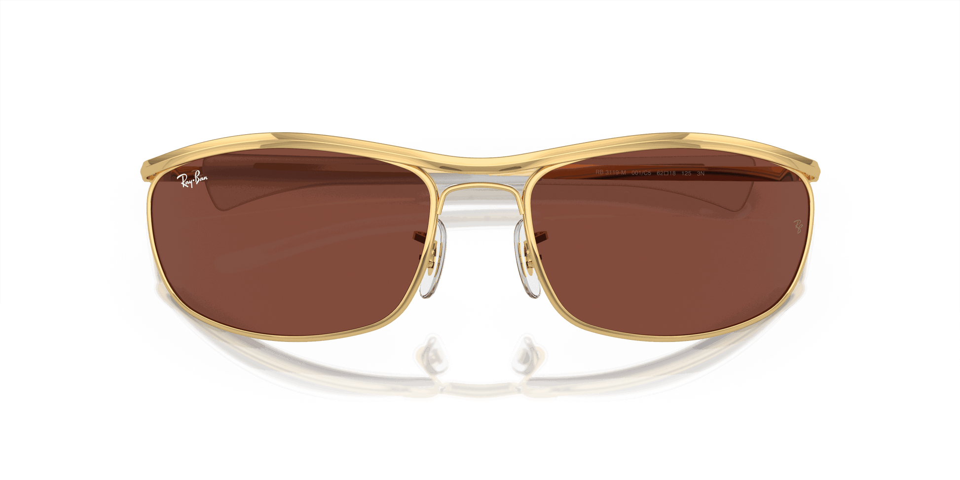 [Red Lenses, Polished Arista Gold Frame]