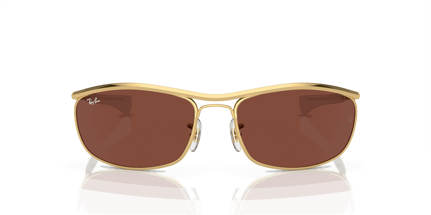 [Red Lenses, Polished Arista Gold Frame]