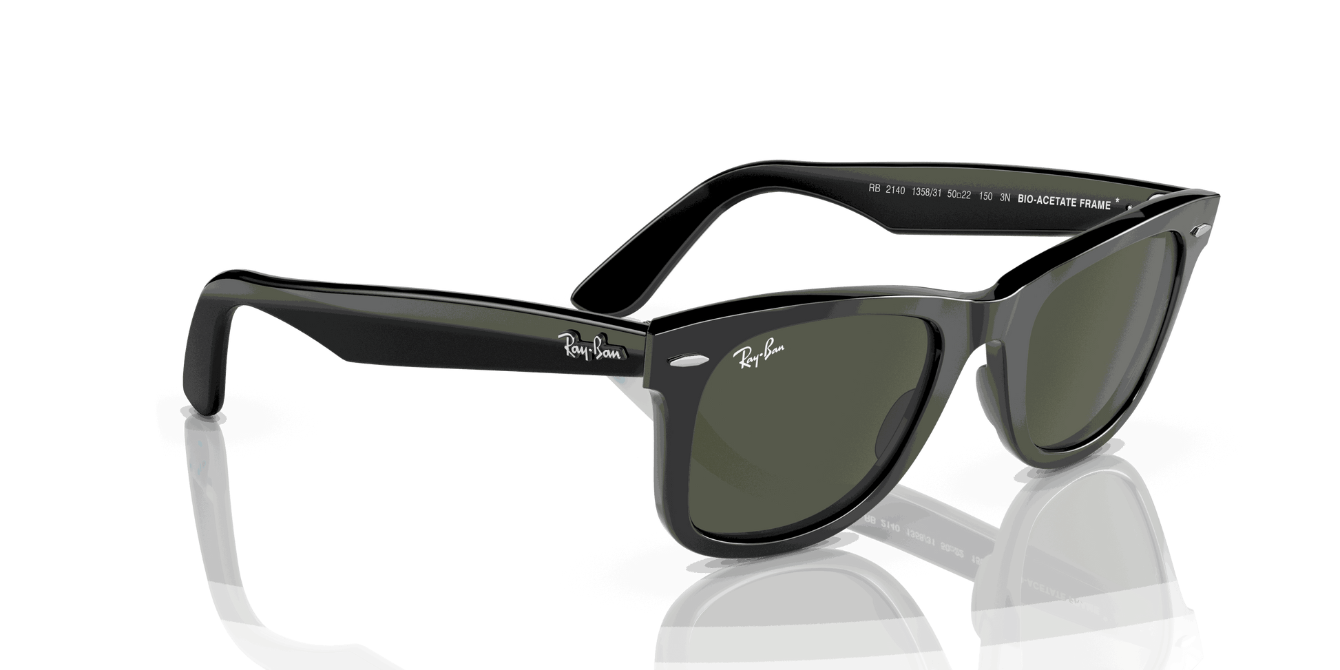[Green Lenses, Polished Black Frame]