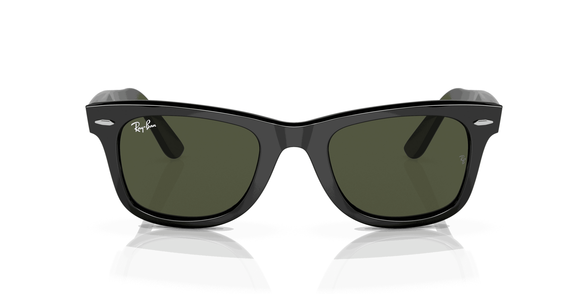 [Green Lenses, Polished Black Frame]
