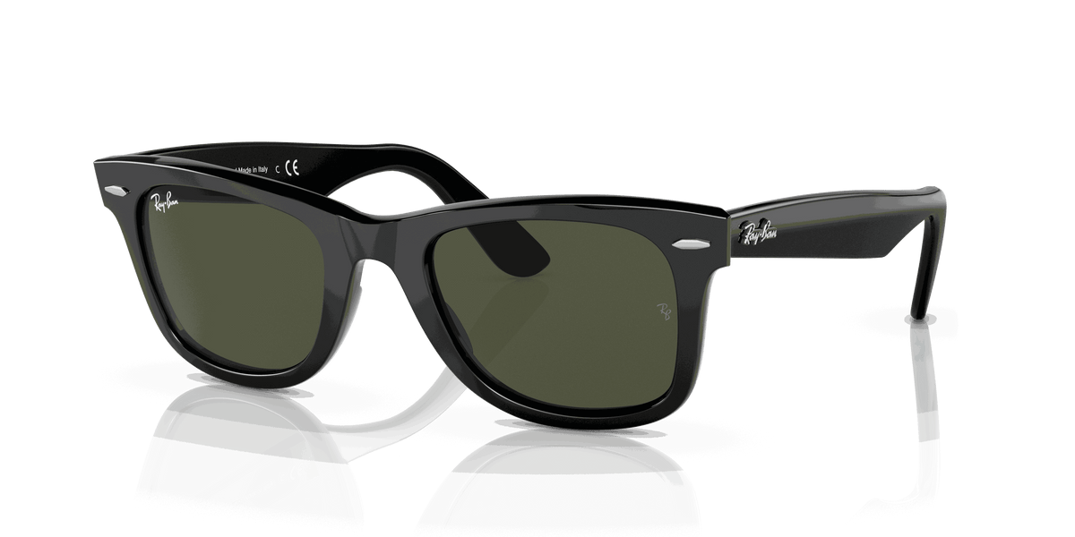 [Green Lenses, Polished Black Frame]