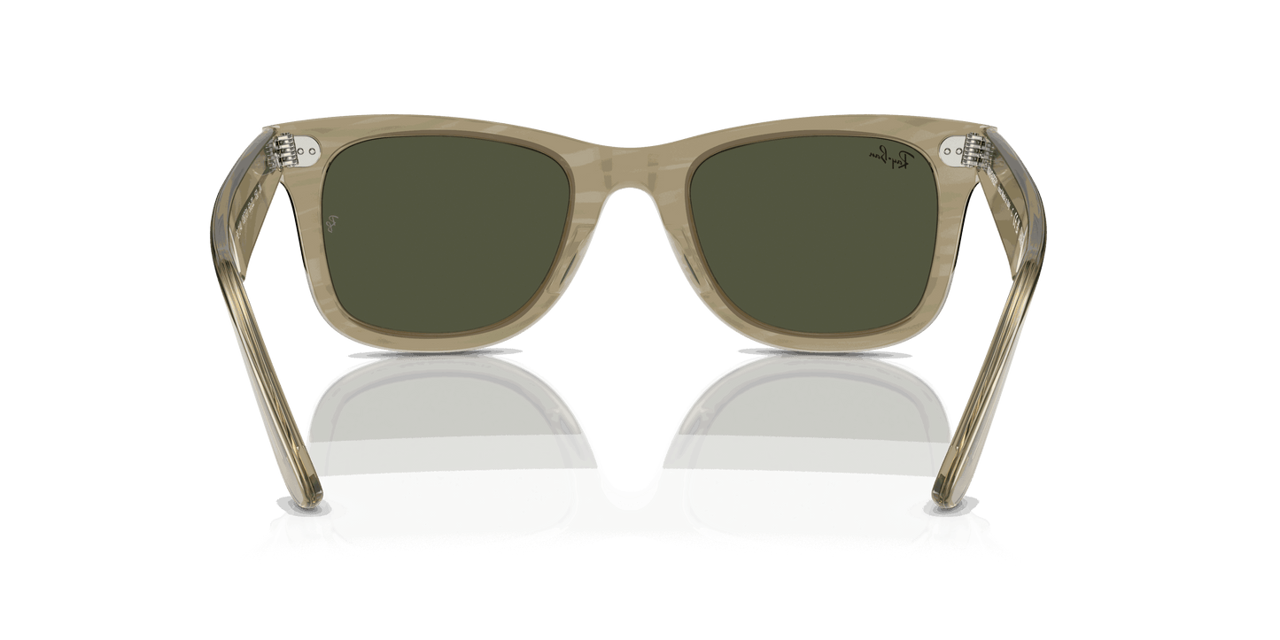 [Green Lenses, Polished Photo Striped Grey Frame]