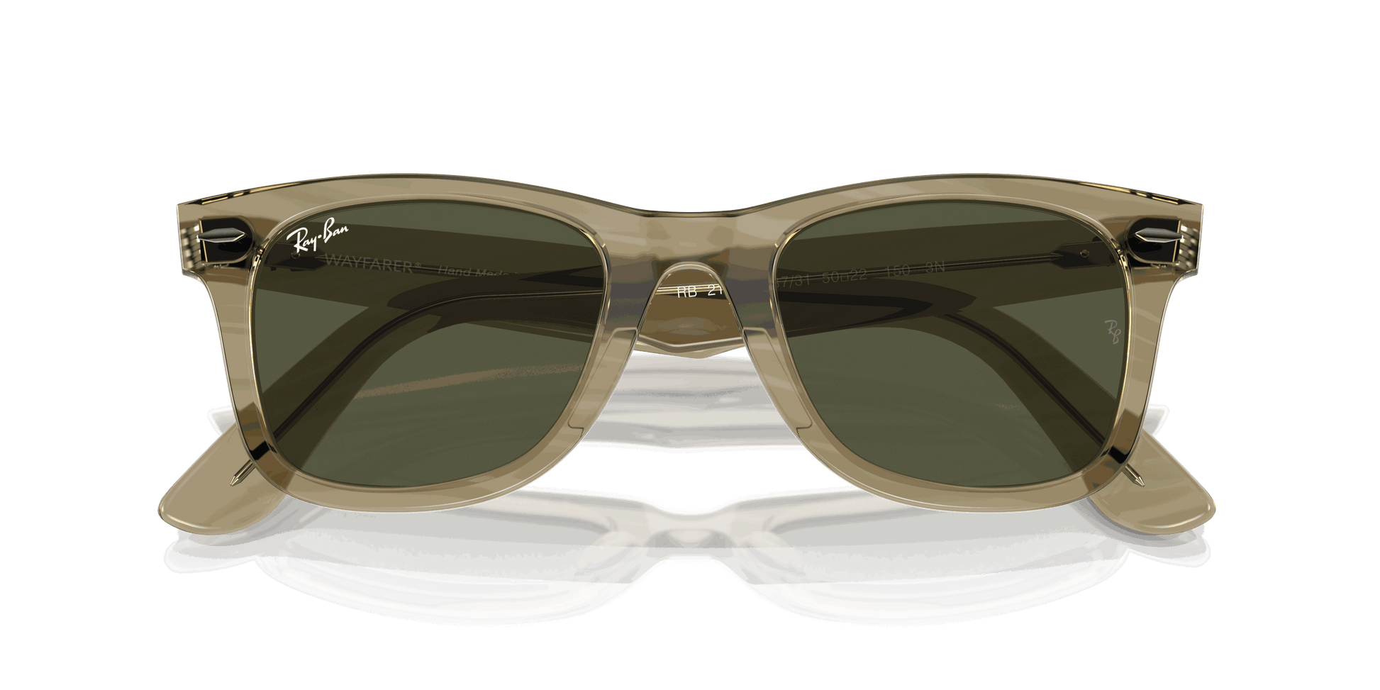 [Green Lenses, Polished Photo Striped Grey Frame]
