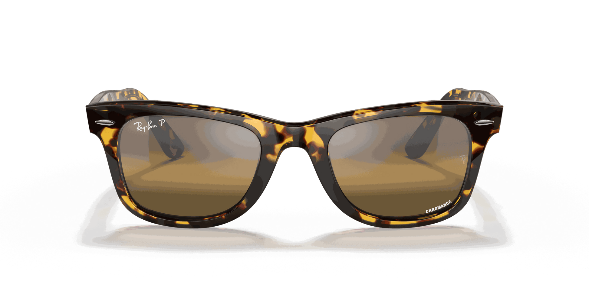 [Silver/Brown Lenses, Polished Transparent Blue Frame]