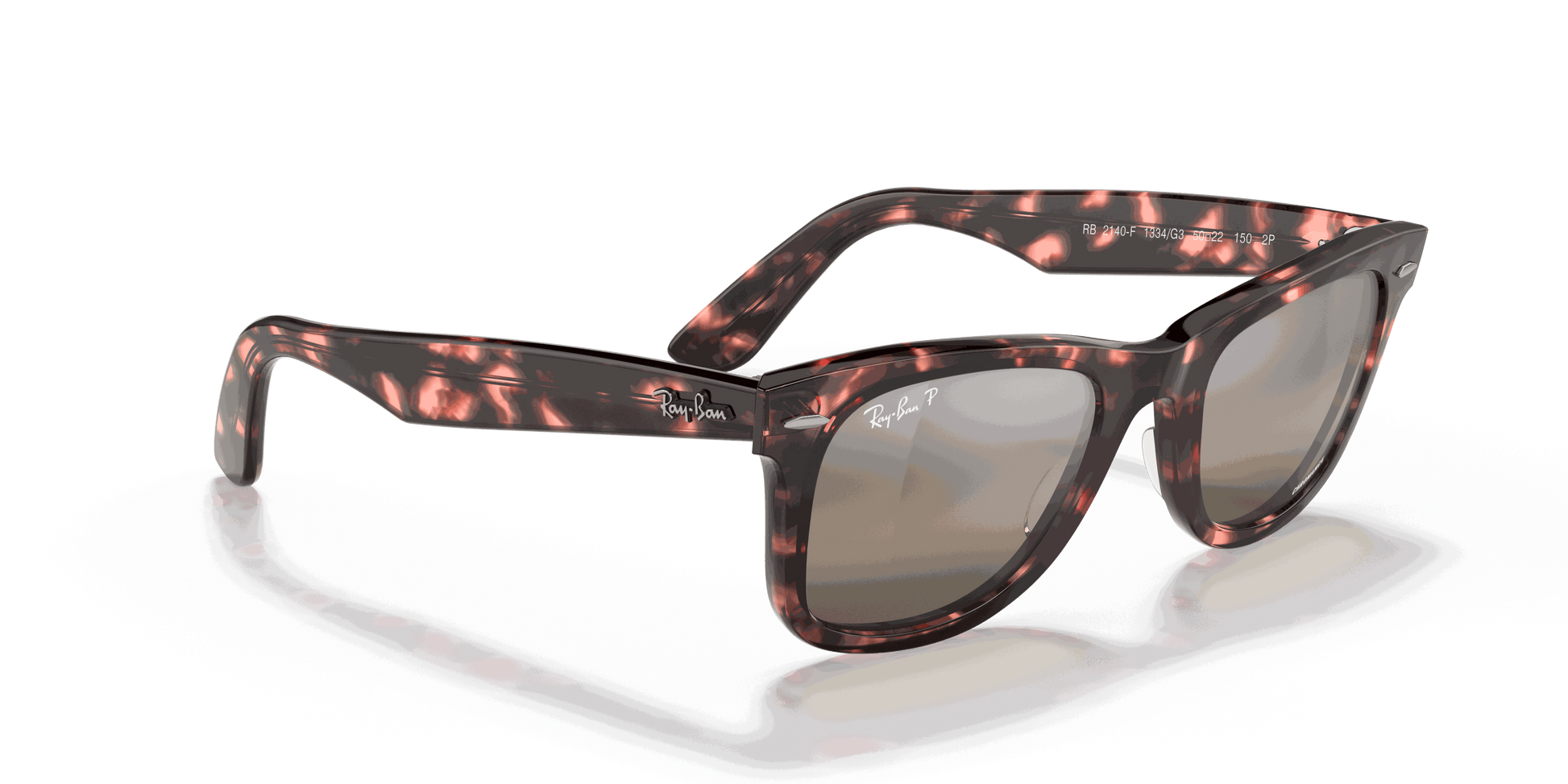[Silver/Grey Lenses, Polished Transparent Pink Frame]