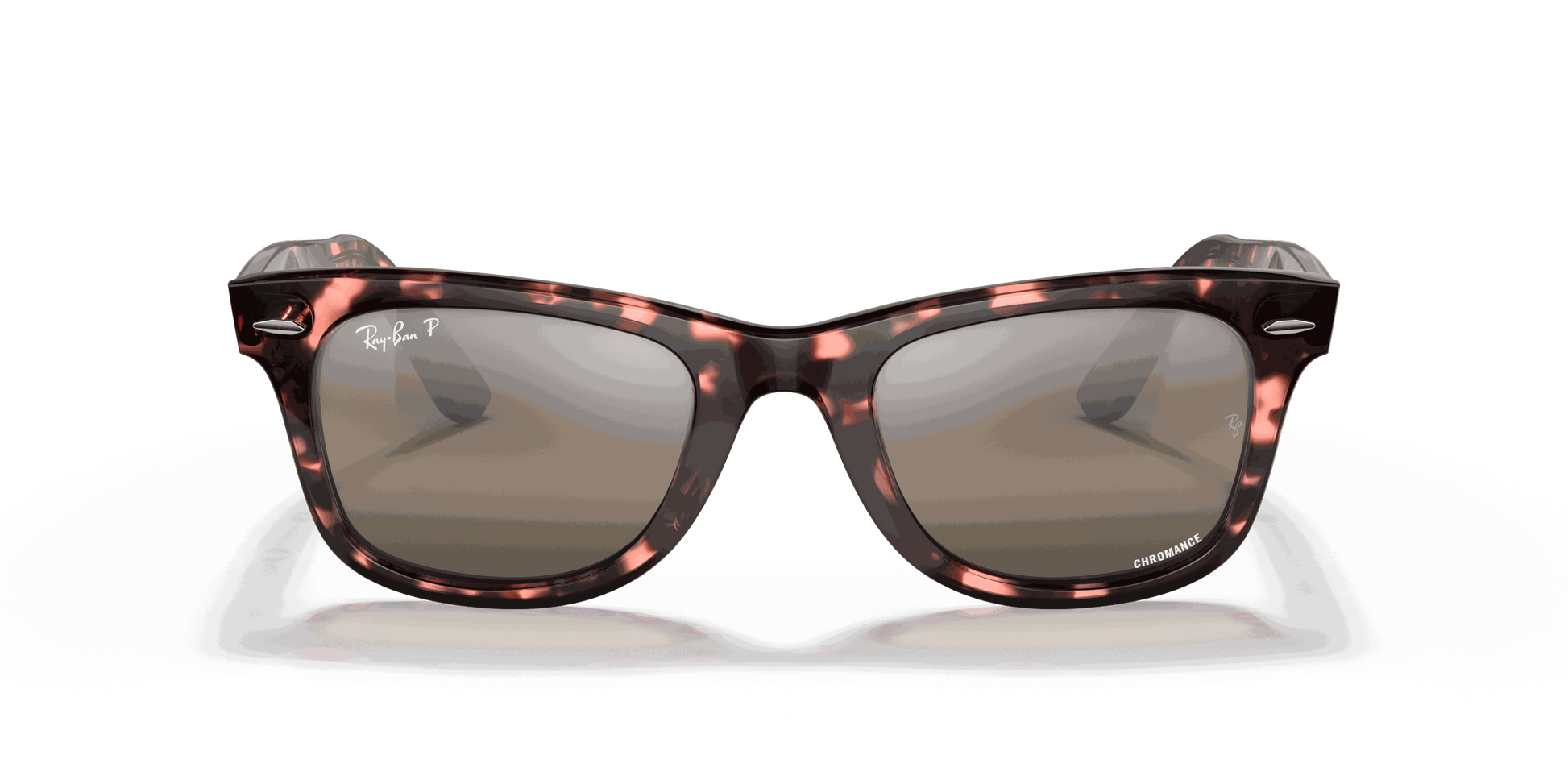 [Silver/Grey Lenses, Polished Transparent Pink Frame]