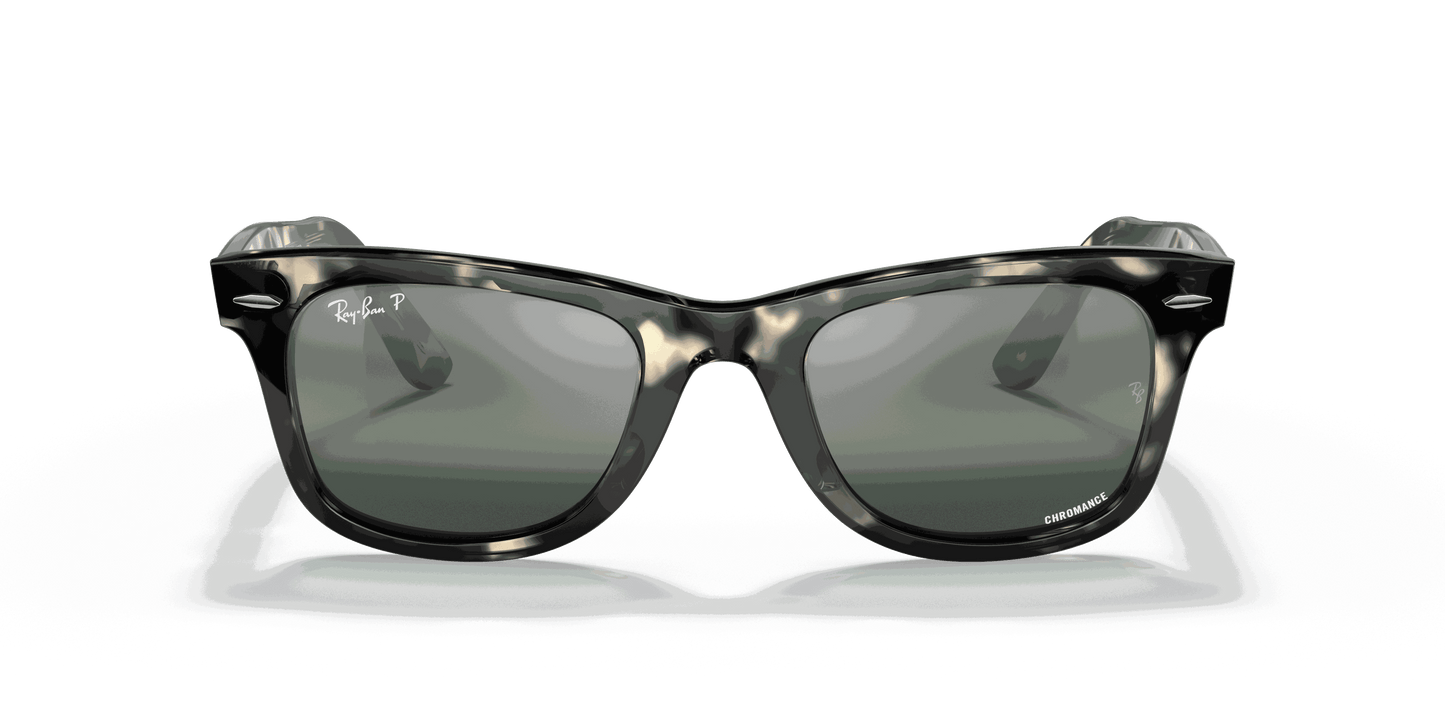 [Silver/Blue Lenses, Polished Grey Havana Frame]