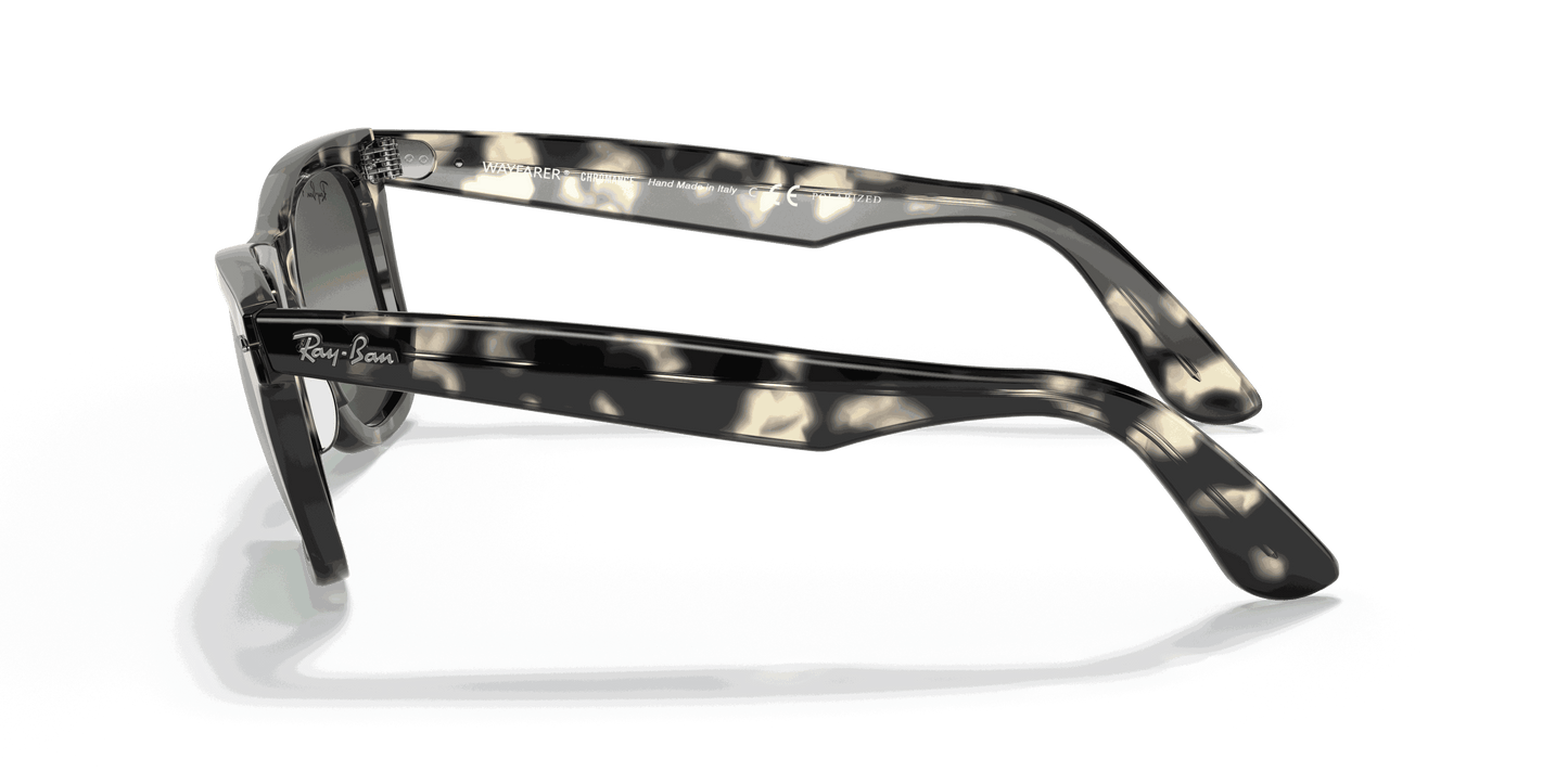 [Silver/Blue Lenses, Polished Grey Havana Frame]