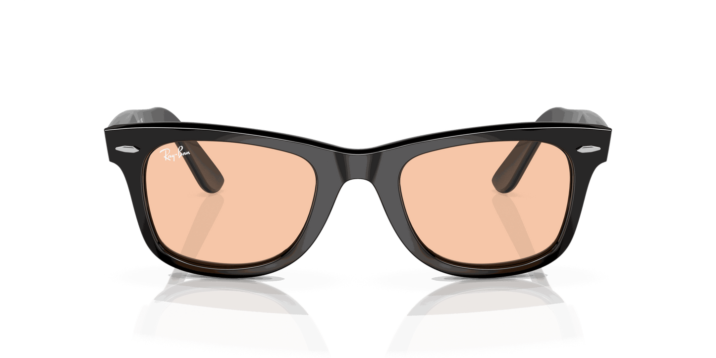 [Pink Lenses, Polished Black Frame]