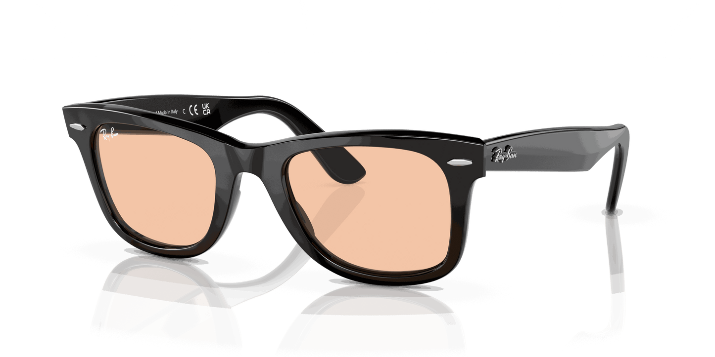 [Pink Lenses, Polished Black Frame]