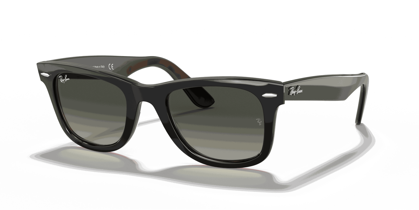 [Grey Gradient Lenses, Polished Grey On Havana Frame]