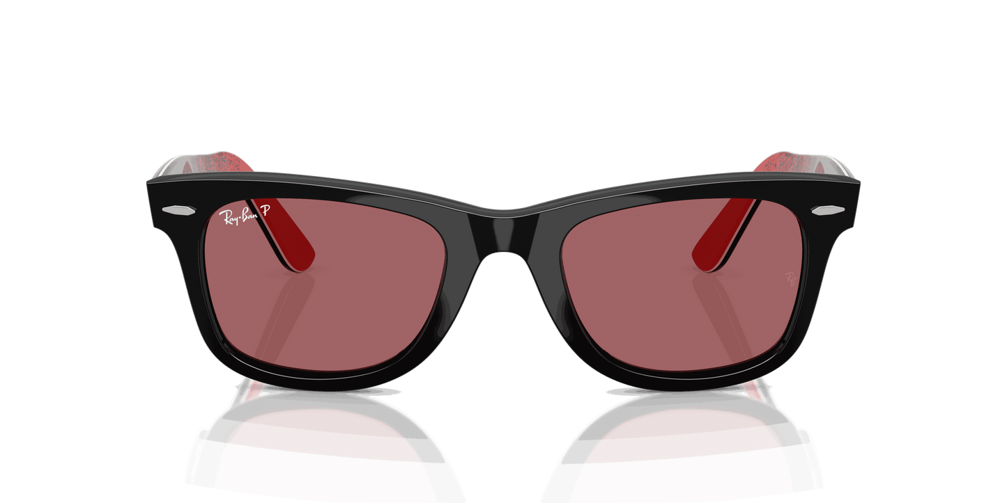 [Polar Purple Lenses, Polished Black Frame]