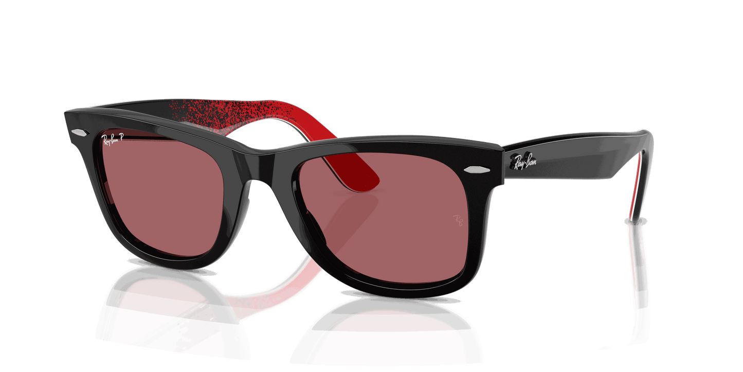 [Polar Purple Lenses, Polished Black Frame]