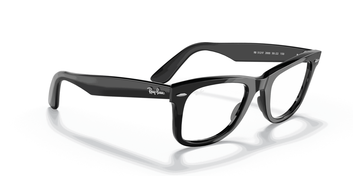 [Clear Lenses, Polished Black Frame]