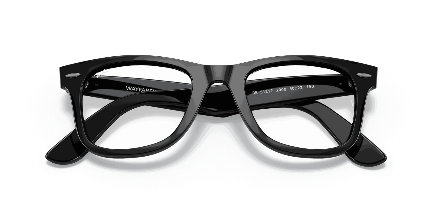 [Clear Lenses, Polished Black Frame]