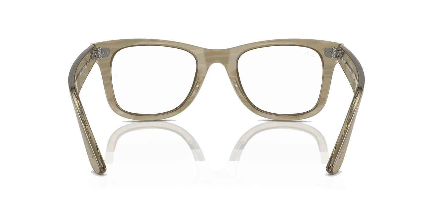 [Clear Lenses, Polished Photo Striped Grey Frame]