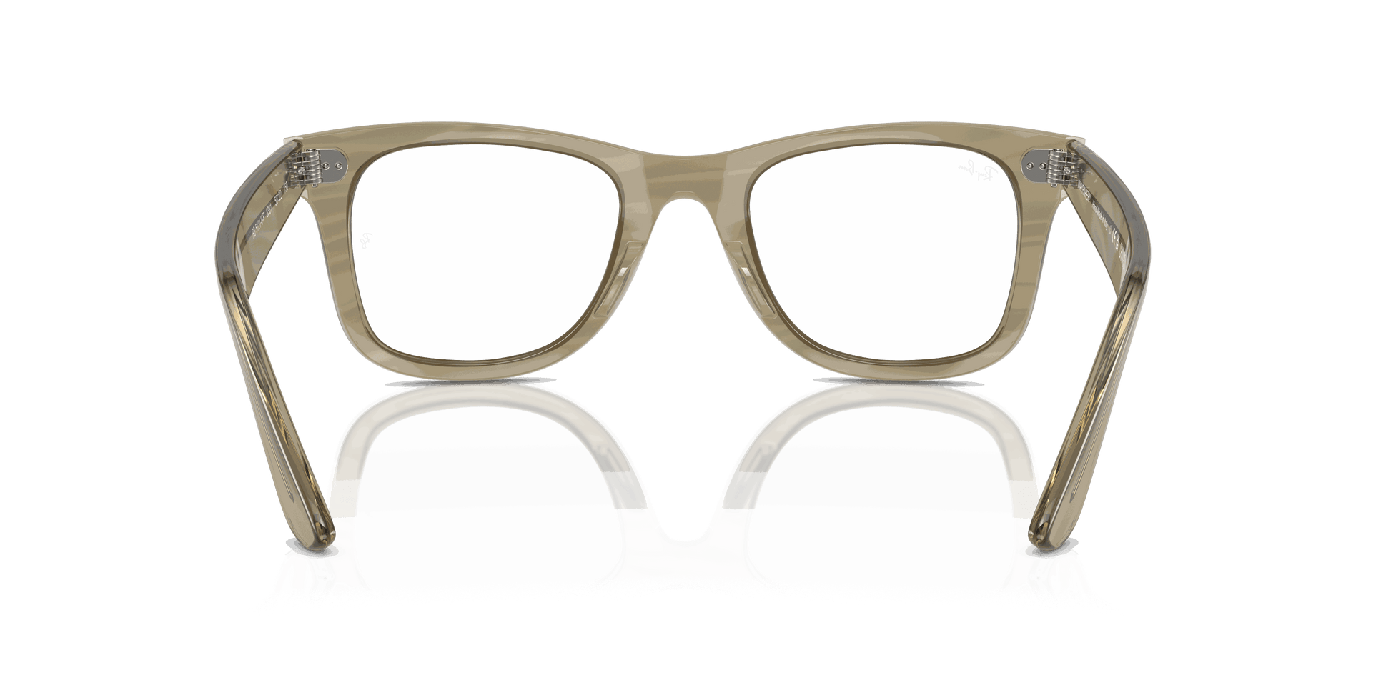 [Clear Lenses, Polished Photo Striped Grey Frame]