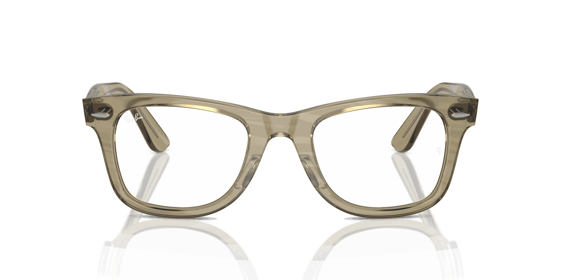 [Clear Lenses, Polished Photo Striped Grey Frame]
