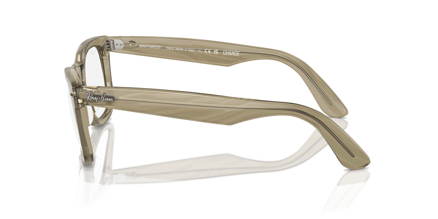 [Clear Lenses, Polished Photo Striped Grey Frame]
