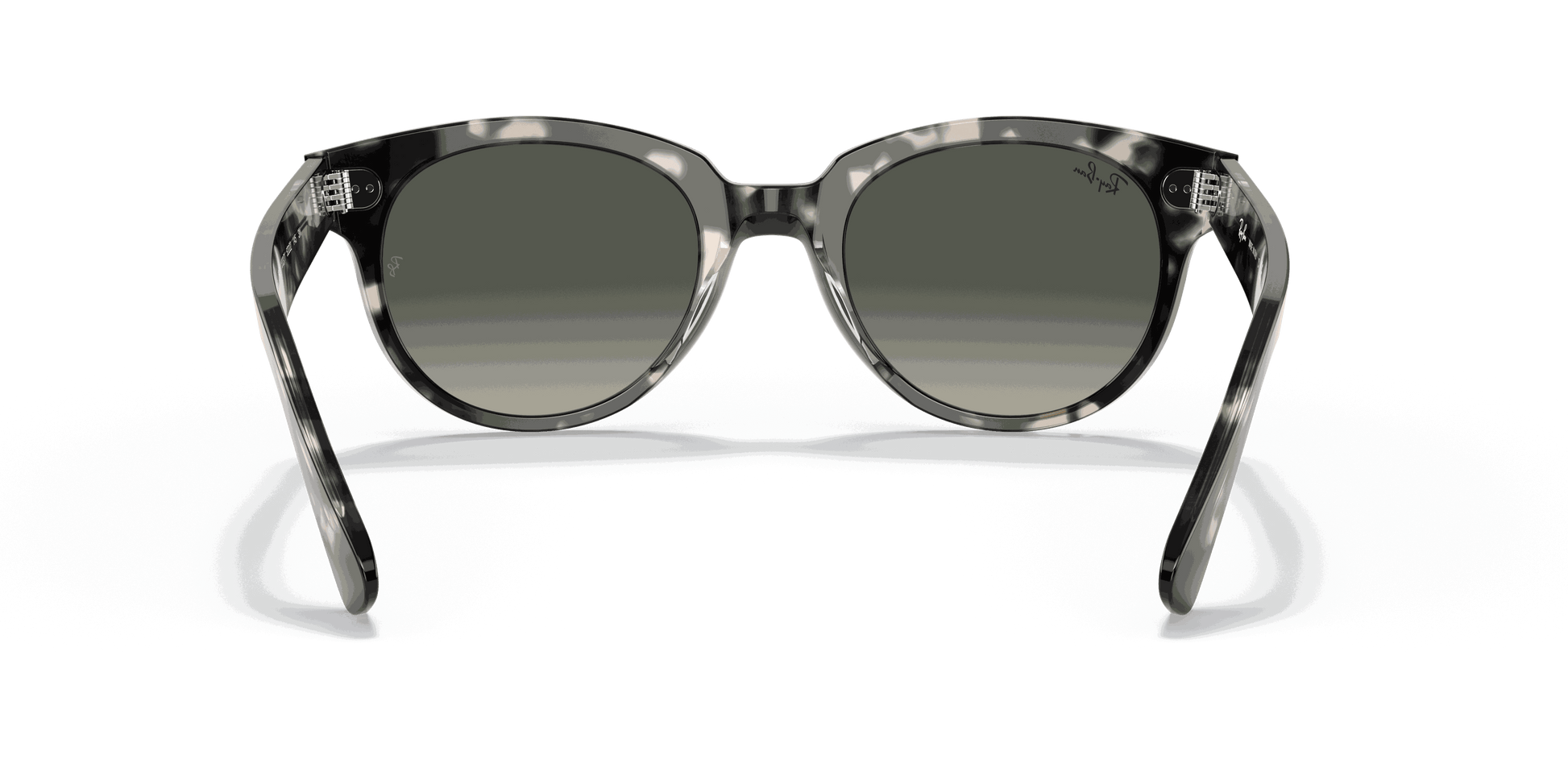 [Grey Gradient Lenses, Polished Grey Havana Frame]
