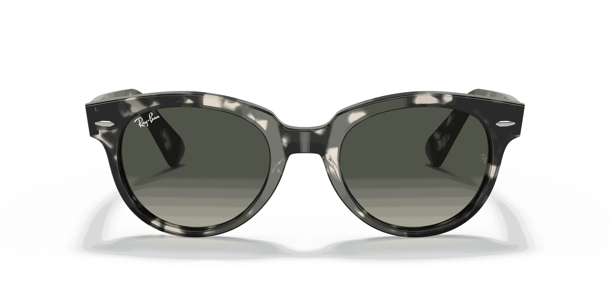 [Grey Gradient Lenses, Polished Grey Havana Frame]