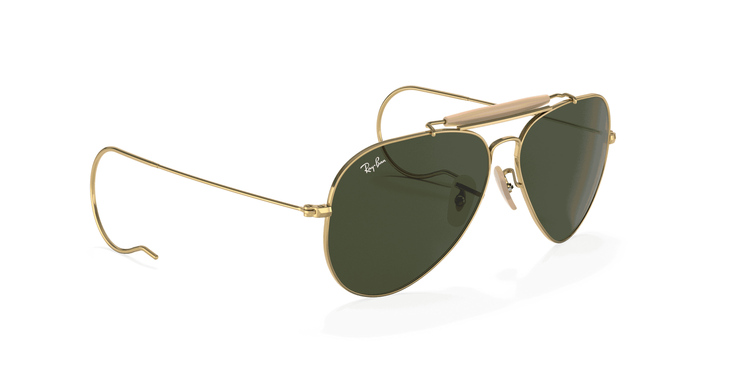 [G-15 Green Lenses, Polished Arista Gold Frame]