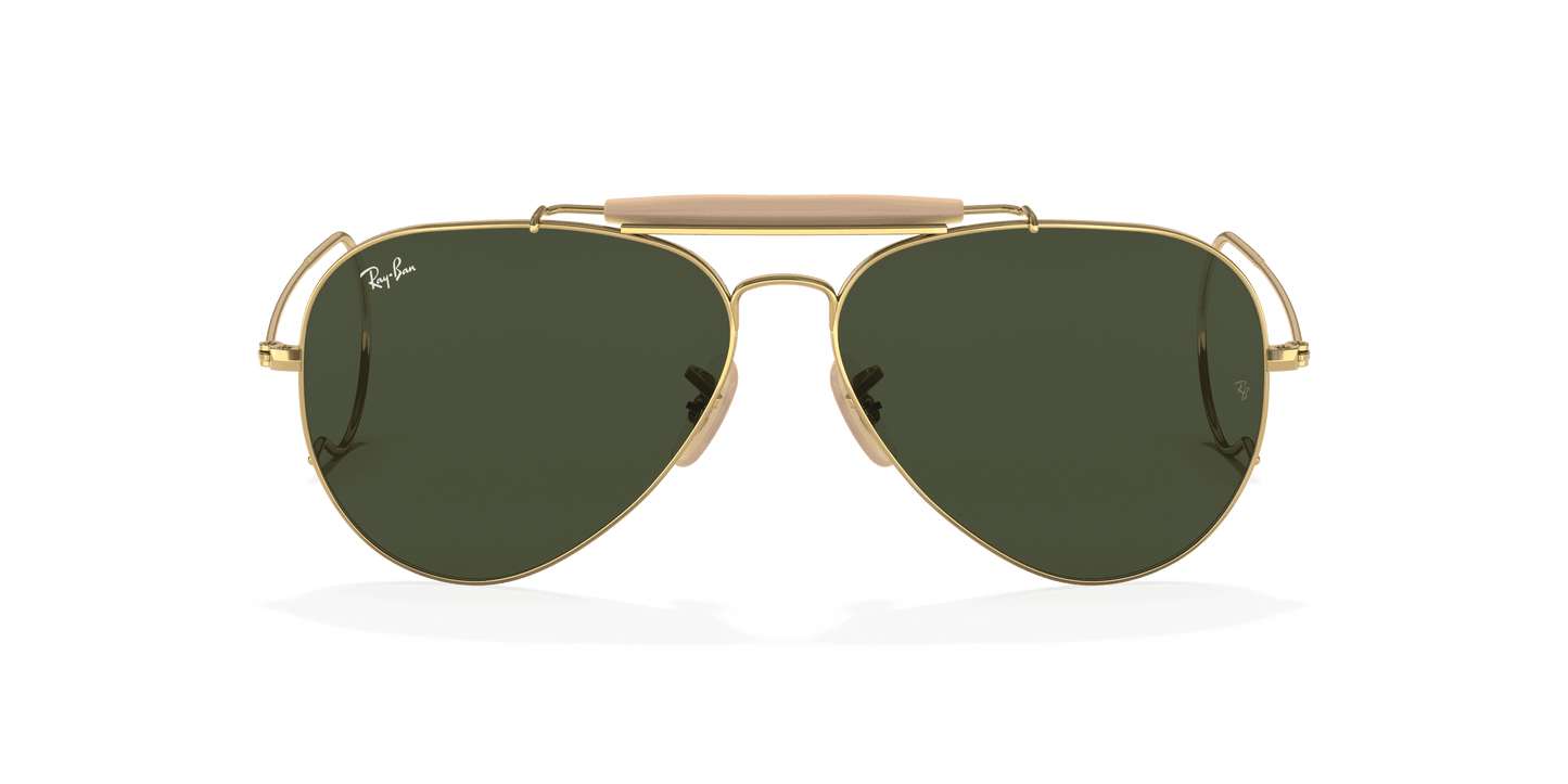 [G-15 Green Lenses, Polished Arista Gold Frame]