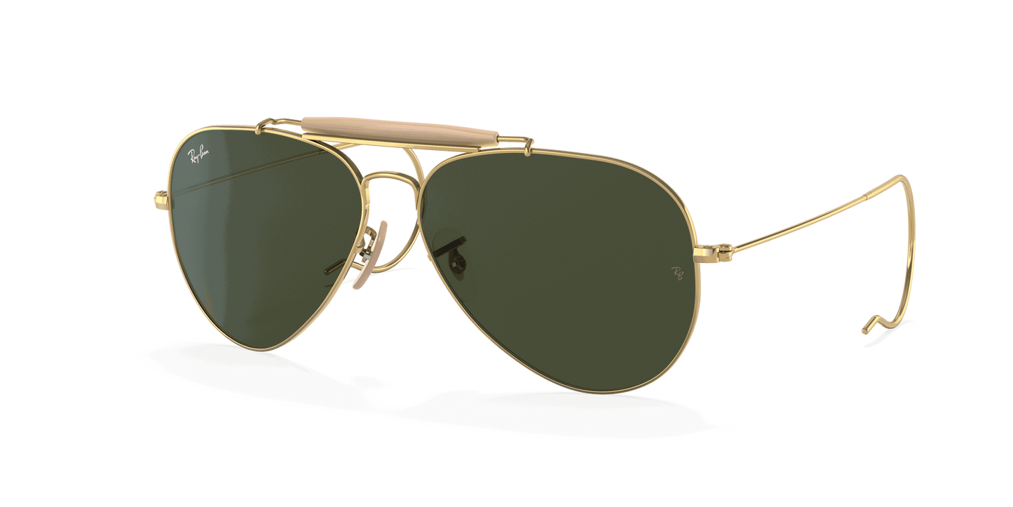 [G-15 Green Lenses, Polished Arista Gold Frame]