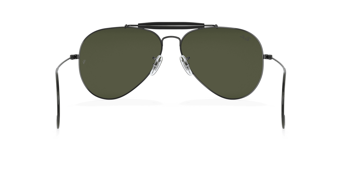 [G-15 Green Lenses, Polished Black Frame]