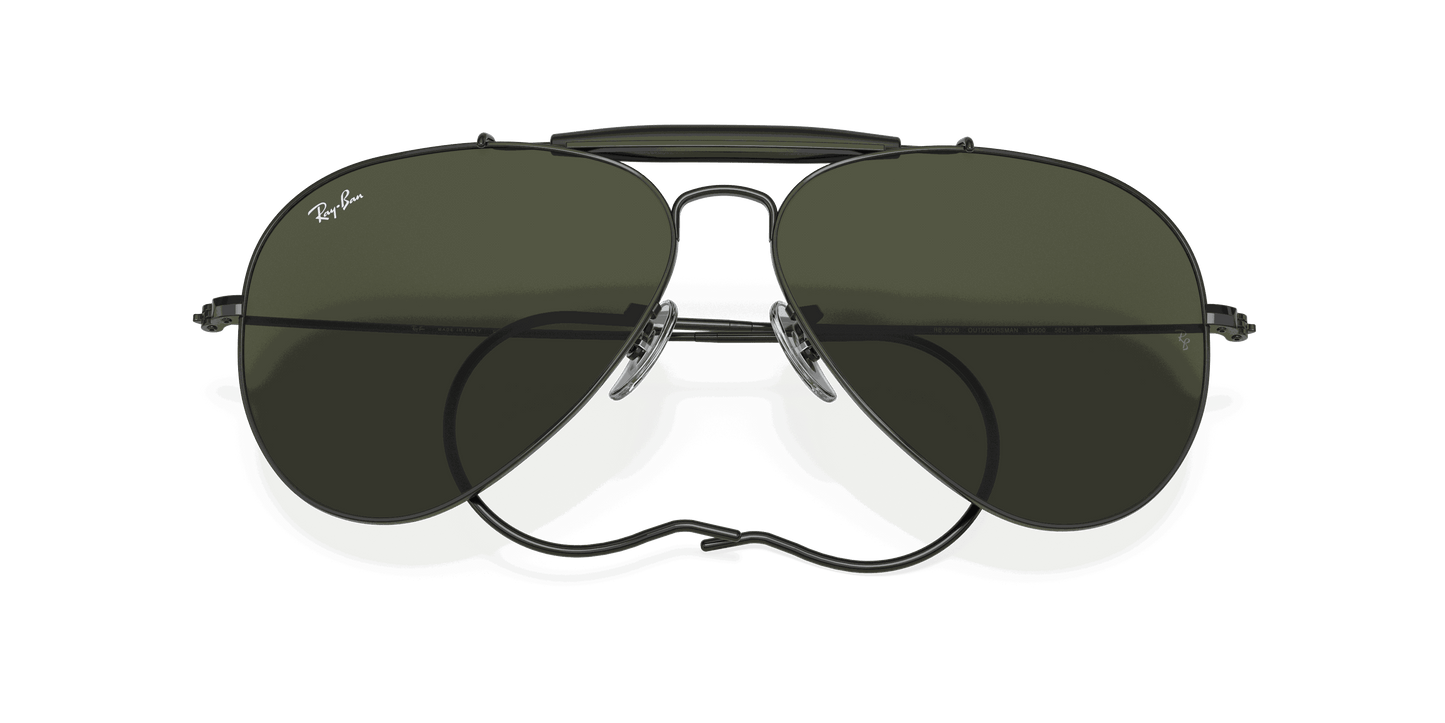 [G-15 Green Lenses, Polished Black Frame]