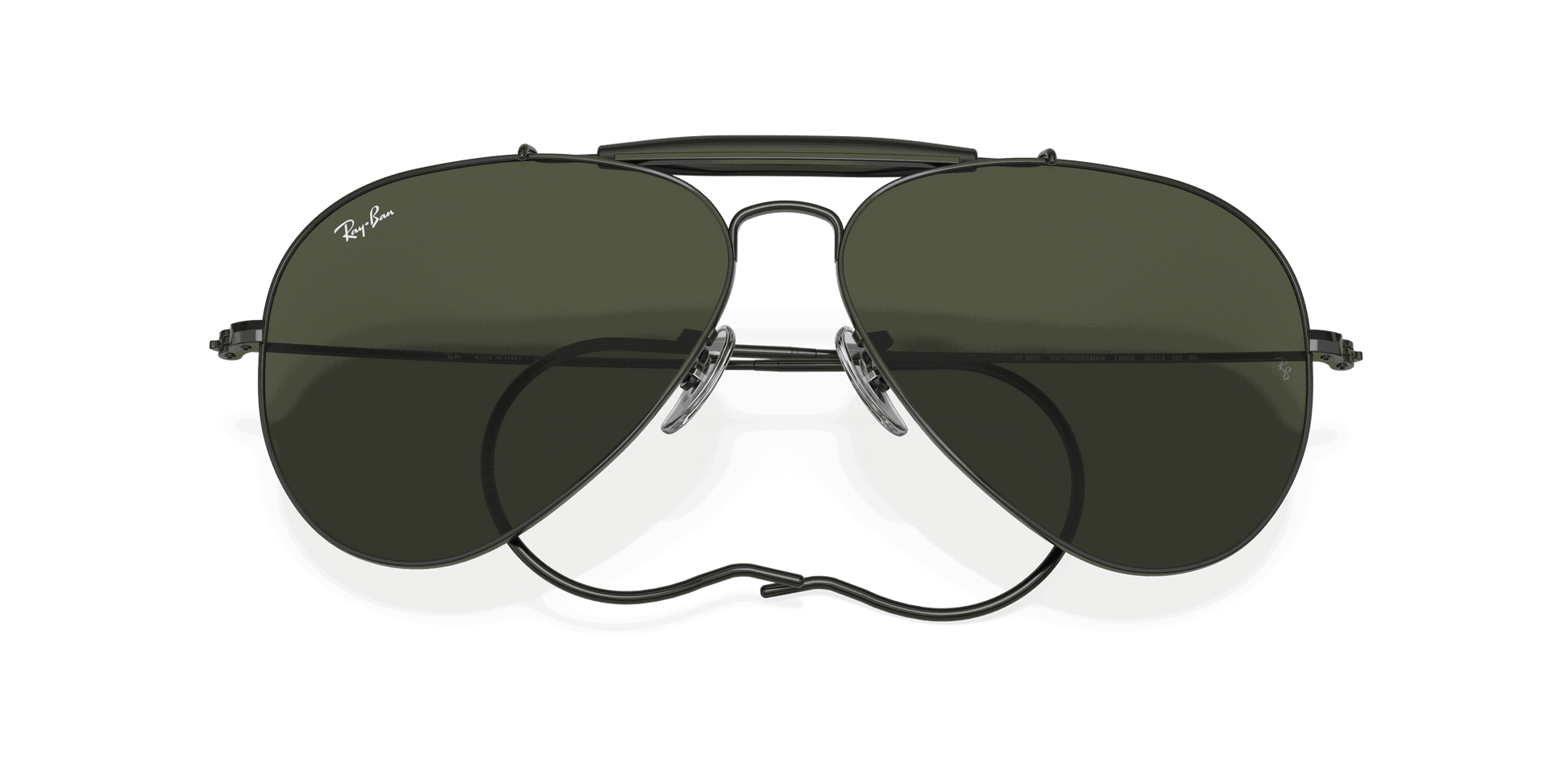 [G-15 Green Lenses, Polished Black Frame]