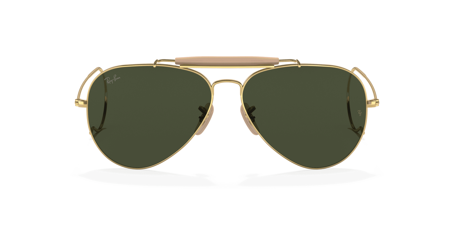 [G-15 Green Lenses, Polished Arista Gold Frame]