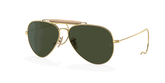 [G-15 Green Lenses, Polished Arista Gold Frame]