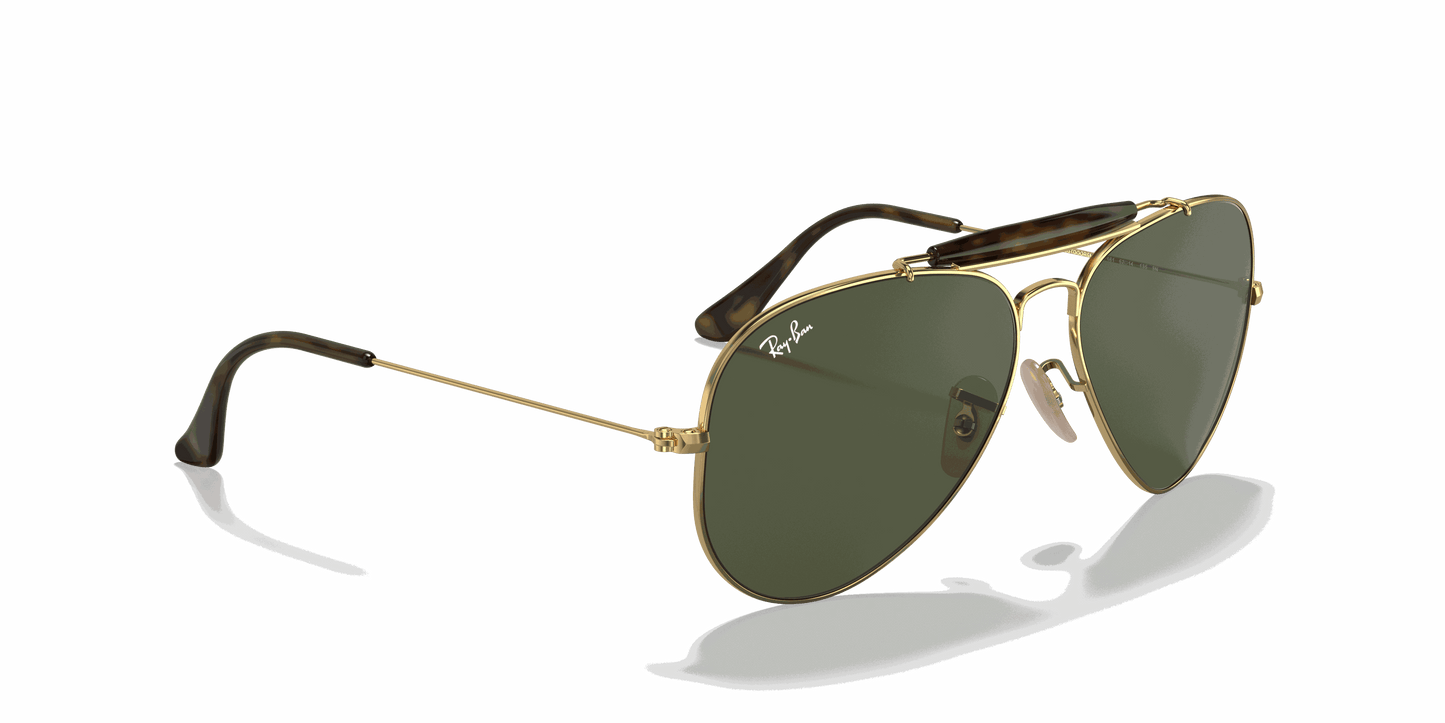 [G-15 Green Lenses, Polished Arista Gold Frame]