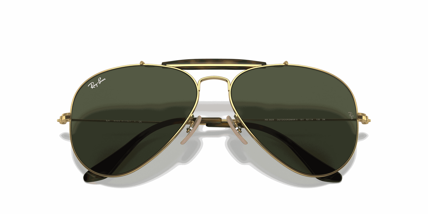 [G-15 Green Lenses, Polished Arista Gold Frame]