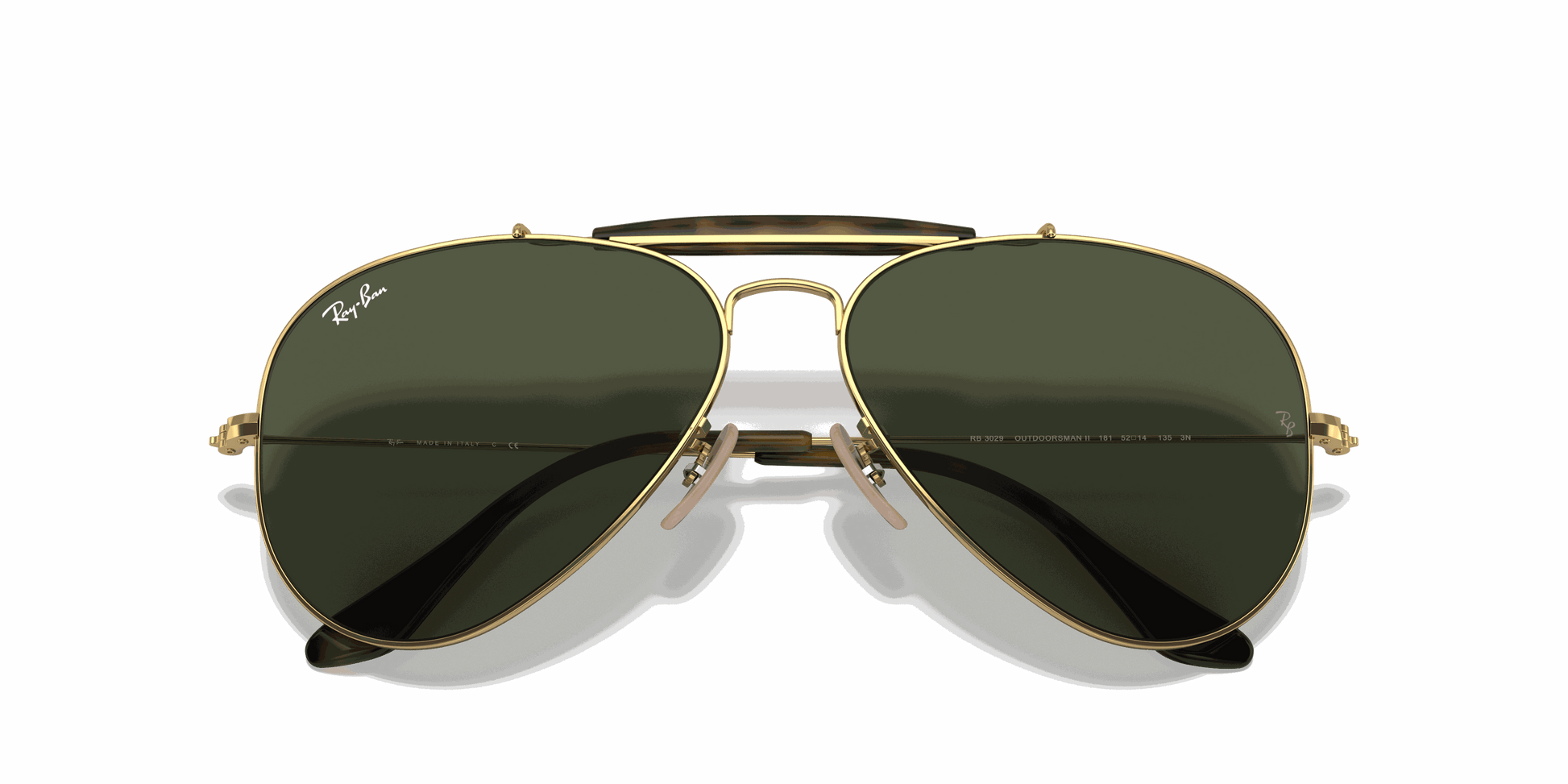 [G-15 Green Lenses, Polished Arista Gold Frame]