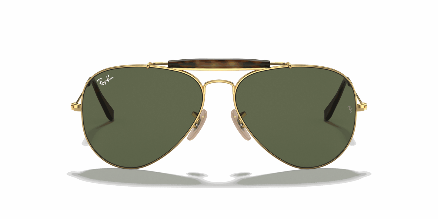 [G-15 Green Lenses, Polished Arista Gold Frame]