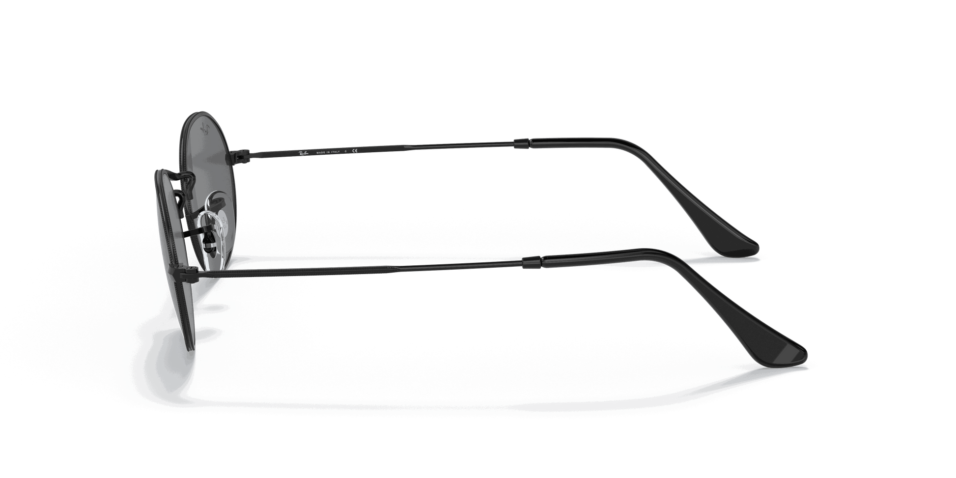 [Dark Grey Lenses, Polished Black Frame]