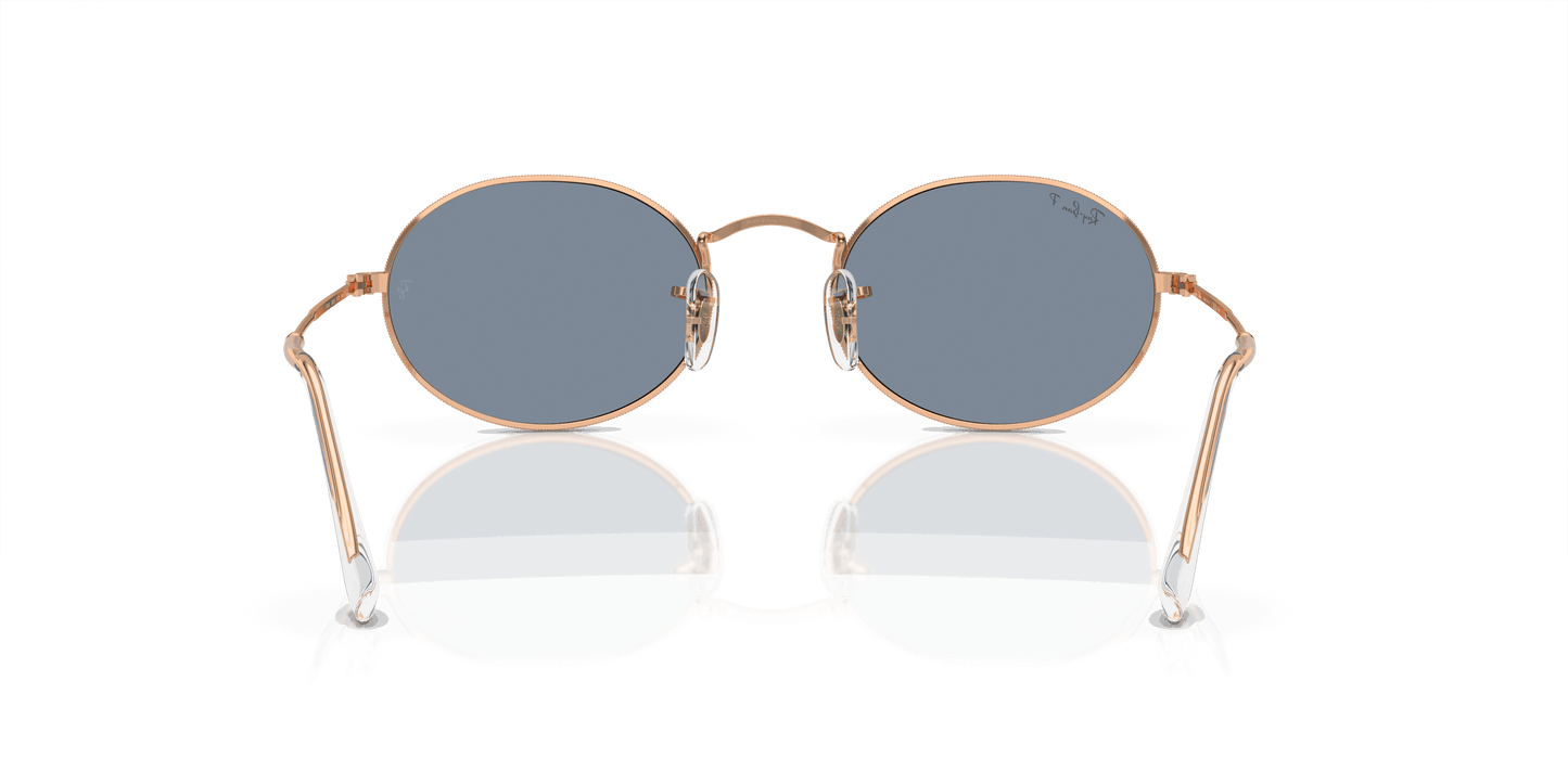 [Blue Lenses, Polished Rose Gold Frame]