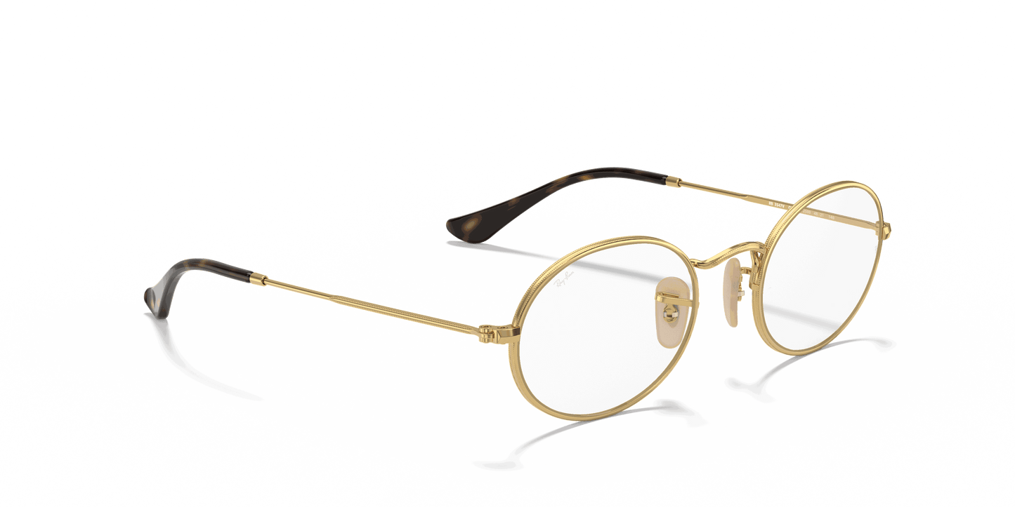 [Clear Lenses, Polished Arista Gold Frame]
