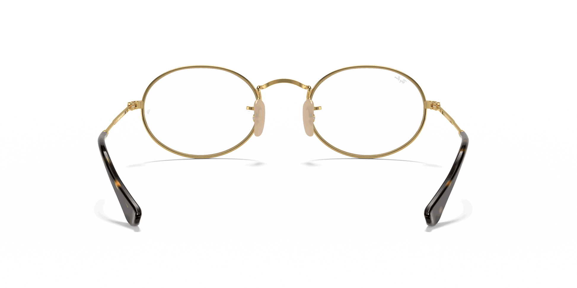 [Clear Lenses, Polished Arista Gold Frame]